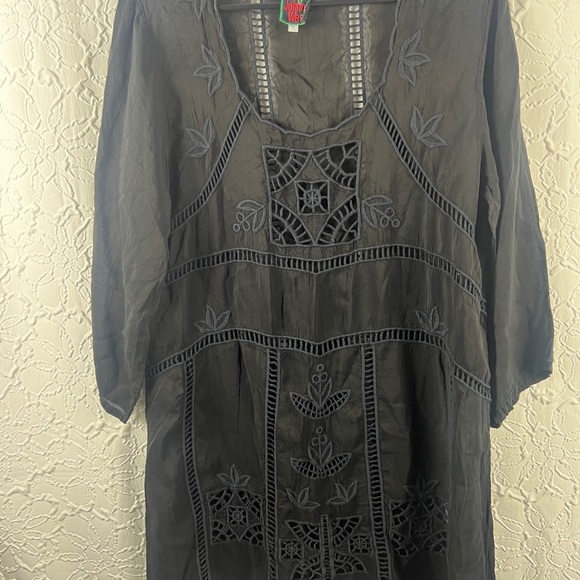 Johnny was semi-sheer Black Tunic - Picture 4 of 8